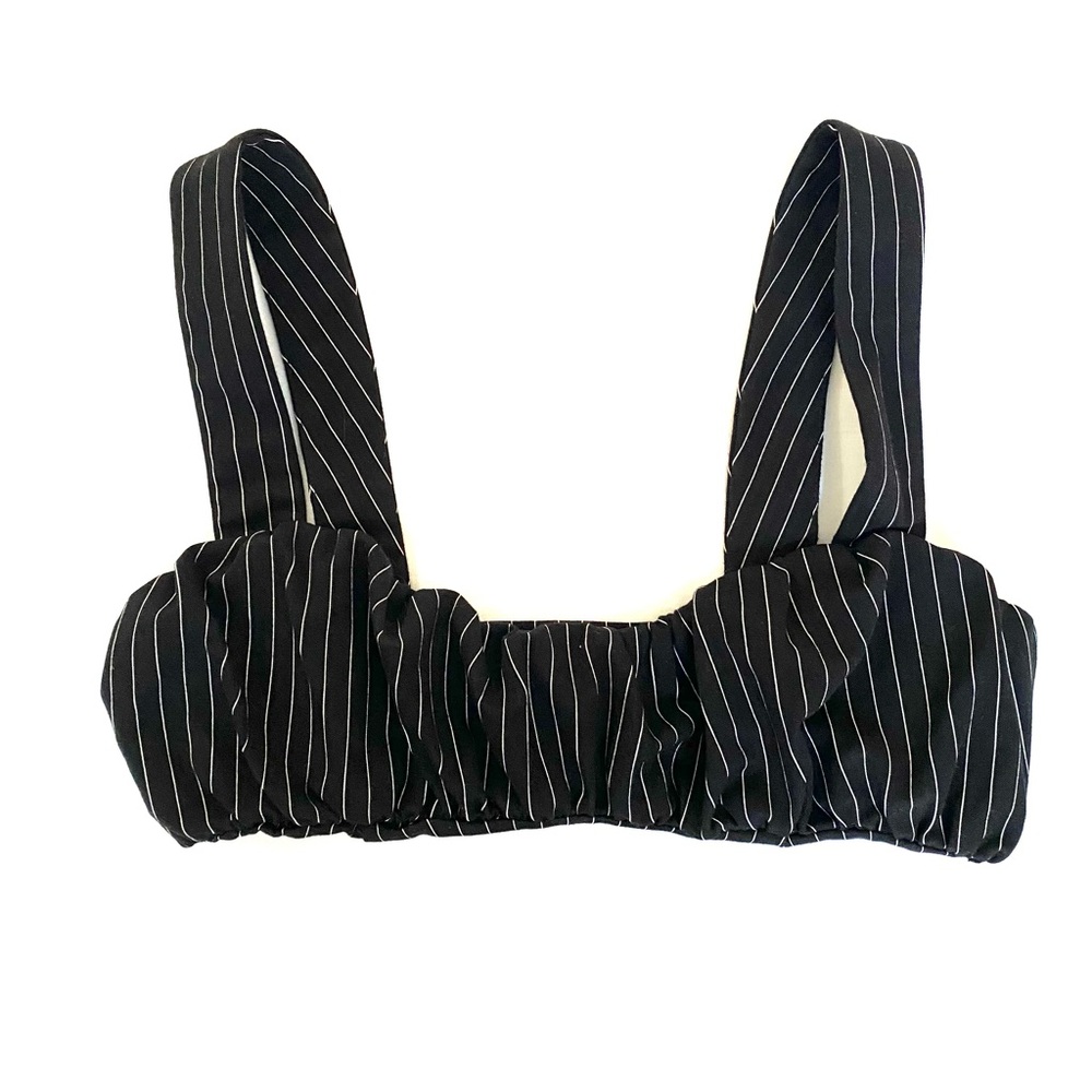 Princess Polly Pinstripe Crop Top/Bra Top.